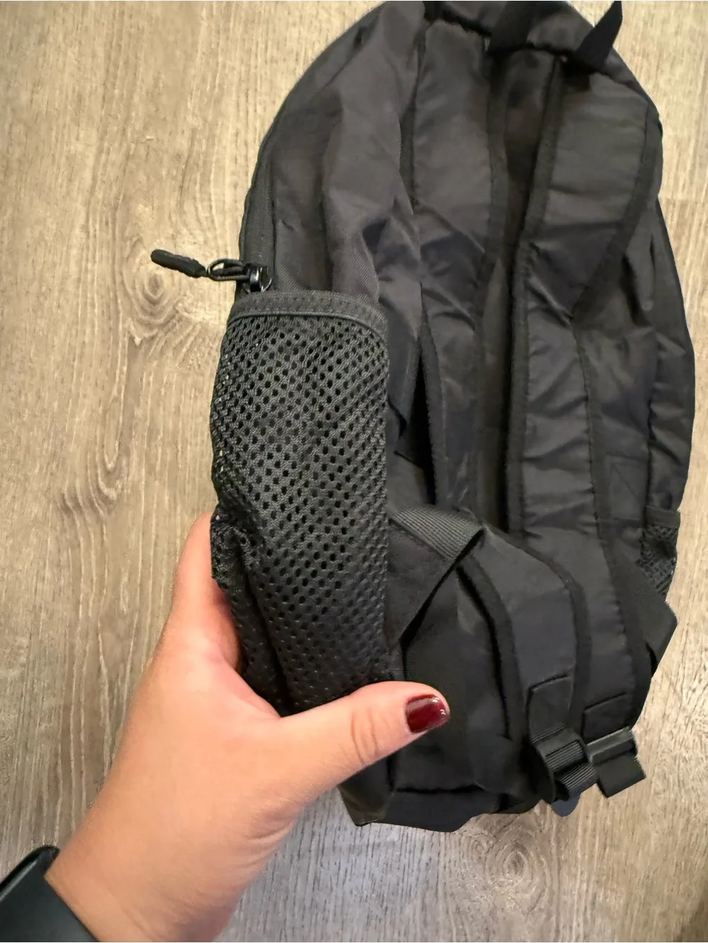 Ridge Packable Backpack in Matte black